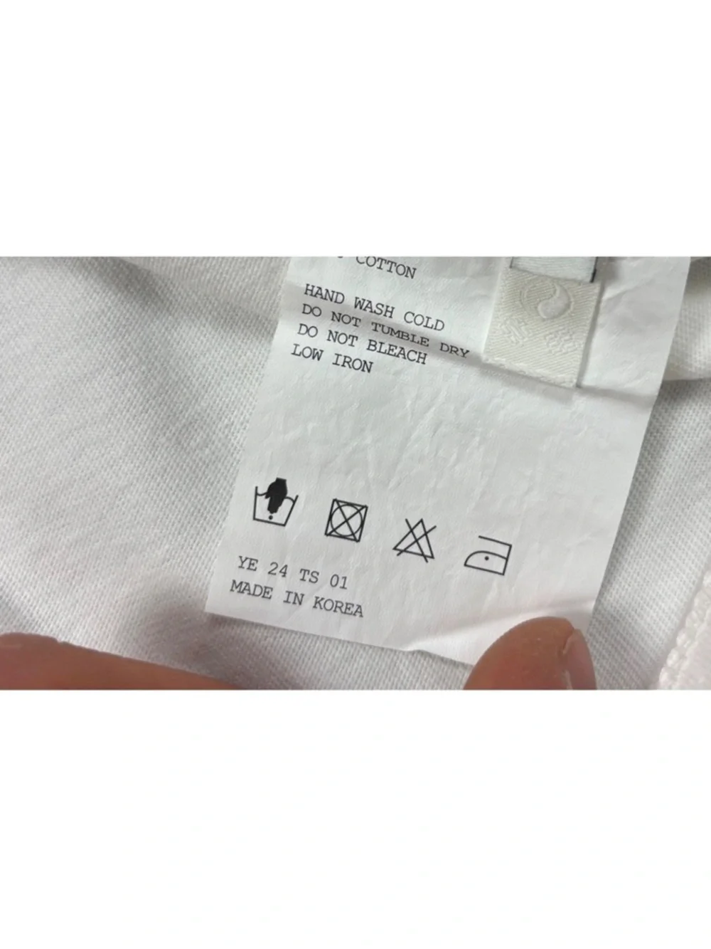Kanye West Vultures Cross Tee White Boxy Oversized Size L Sealed